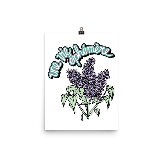 Une vie éphémère ⠂Affiche