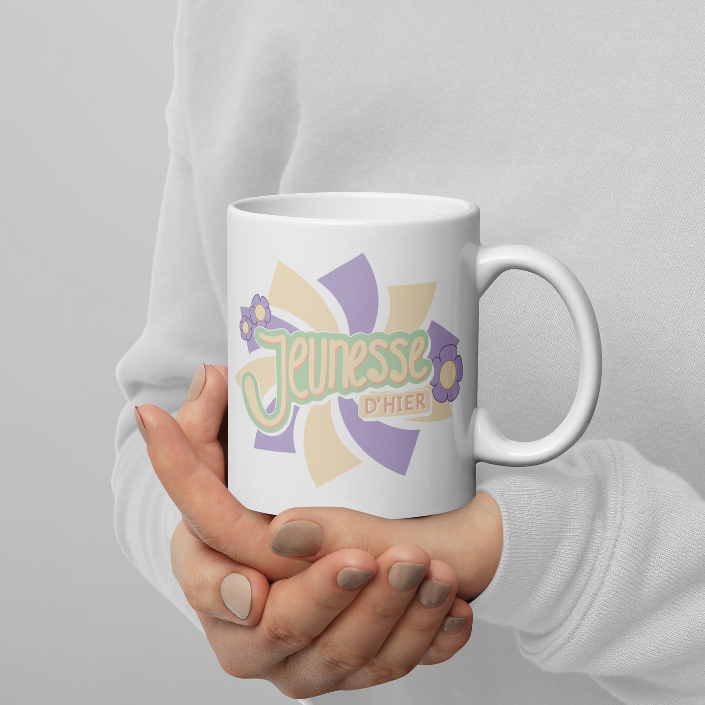 Jeunesse d'hier ⠂Tasse blanche (11oz)