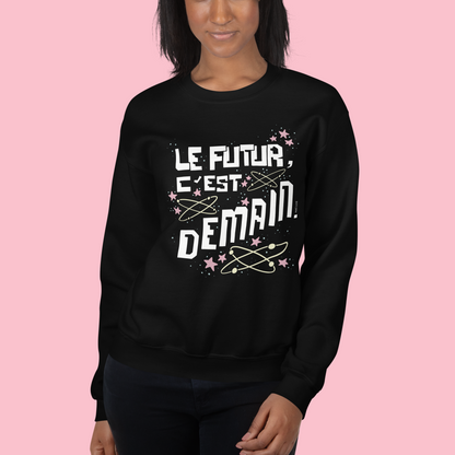 Le futur, c'est demain ⠂Coton ouaté unisexe