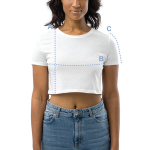 La trahison des émotions / Crop top en coton bio / Impression noire